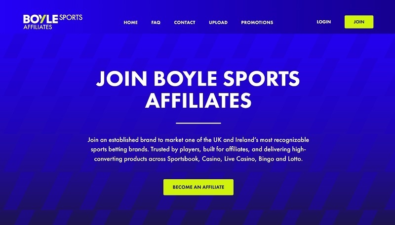BoyleSports website & screenshot