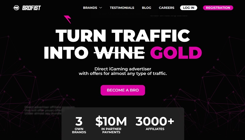 Brofist Partners website & screenshot