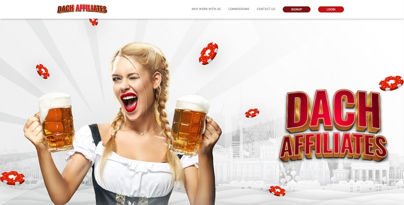 DACH Affiliates website & screenshot