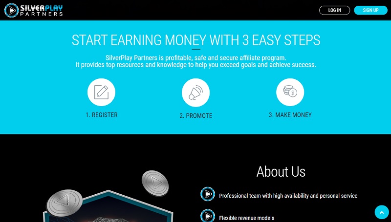 SilverPlay Partners website & screenshot
