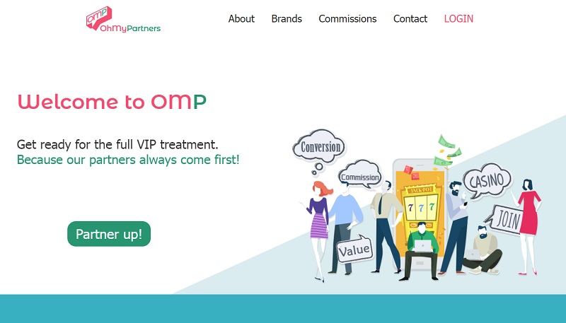 Oh My Partners website & screenshot