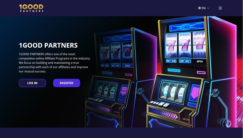 1Good Partners website & screenshot with commission plans