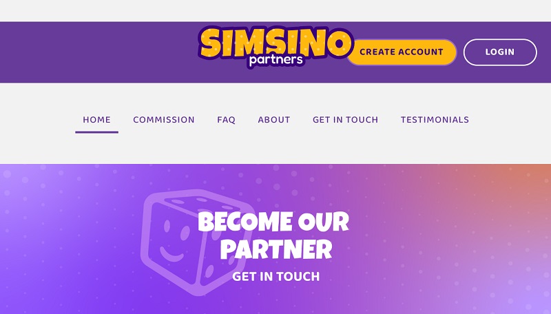 Simsino Partners website & screenshot