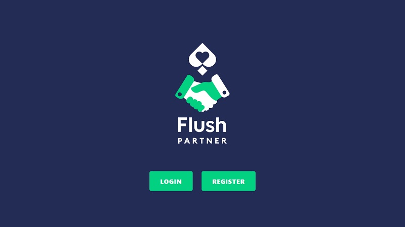 Flush Partners website & screenshot with commission plans