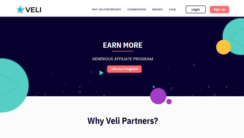 Veli Partners website & screenshot