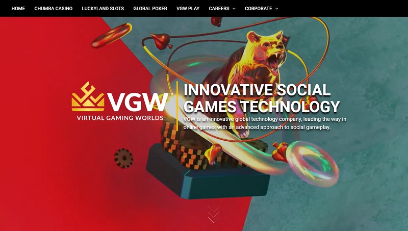 Virtual Gaming Worlds (VGW) website & screenshot with commission plans