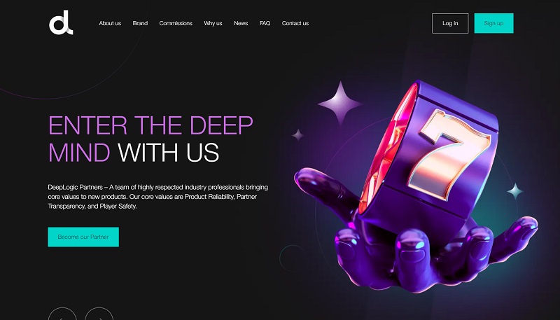 Deeplogic Partners website & screenshot