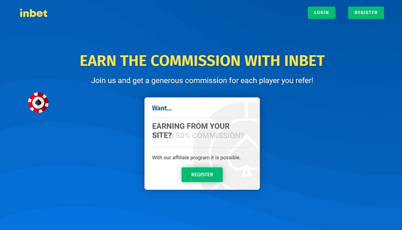 Inbet Partners website & screenshot