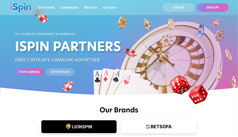 iSpin Partners website & screenshot