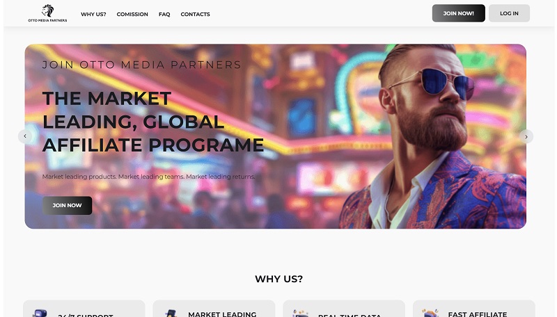 OMG Partners website & screenshot