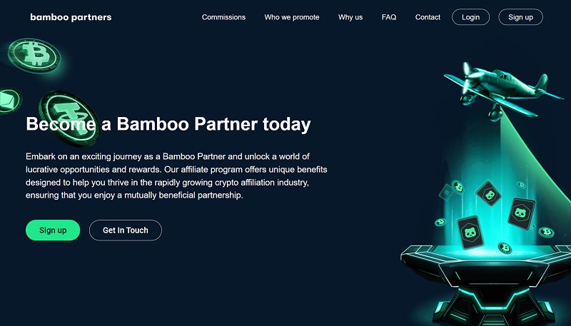 Bamboo Partners website & screenshot
