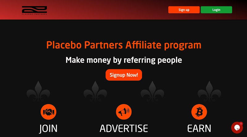 Placebo Partners website & screenshot