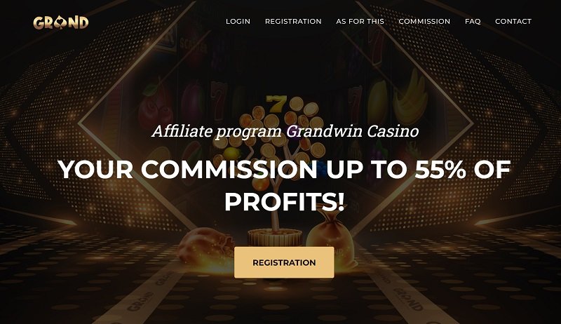 Grand Win Affiliates.cz website & screenshot