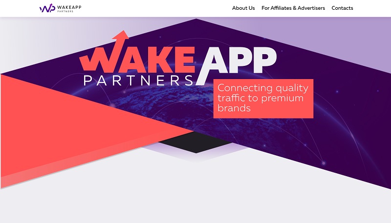 WakeApp Partners website & screenshot