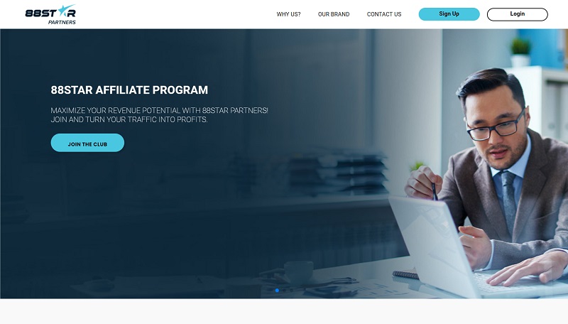 88Star Partners website & screenshot