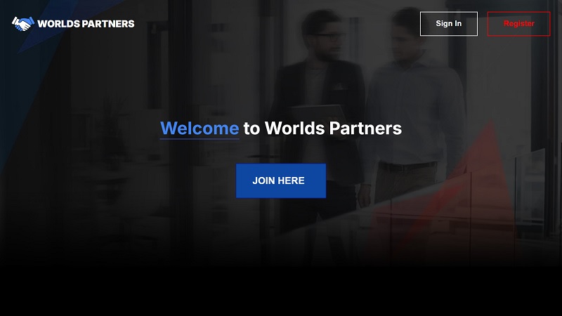 Worlds Partners website & screenshot