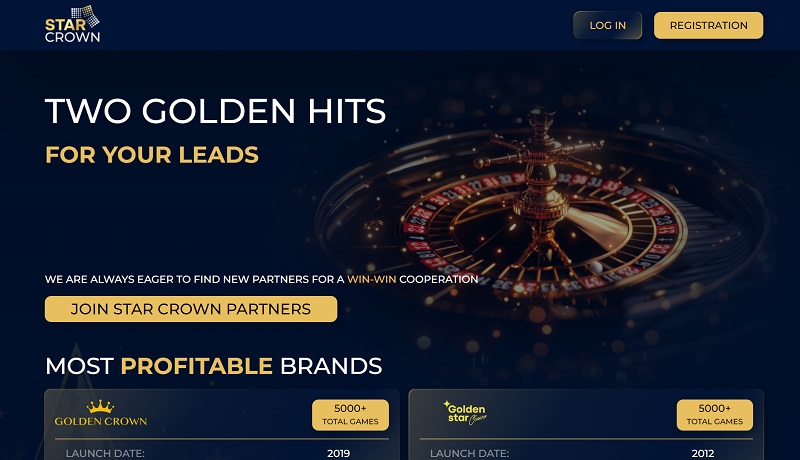 Star Crown Partners website & screenshot