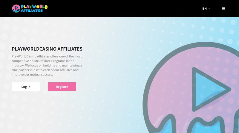 PlayWorld Affiliates website & screenshot