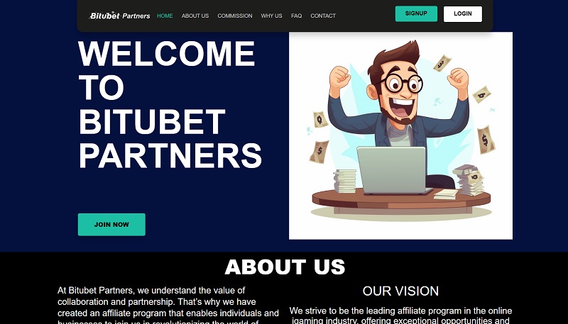 Bitubet Partners website & screenshot