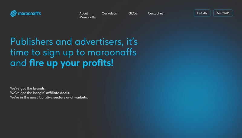 Maroonaffs website & screenshot