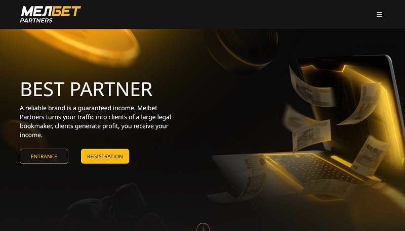 Melbet Partners RU website & screenshot