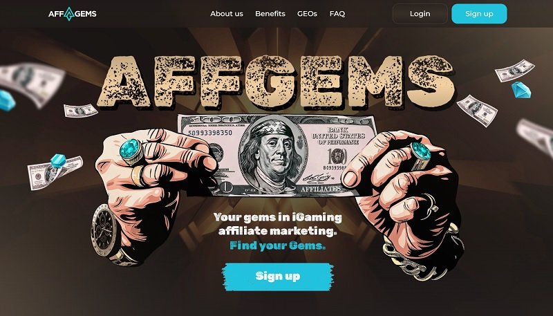 AffGems website & screenshot