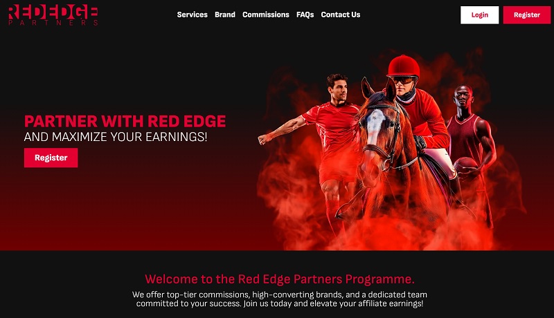 Red Edge Partners website & screenshot