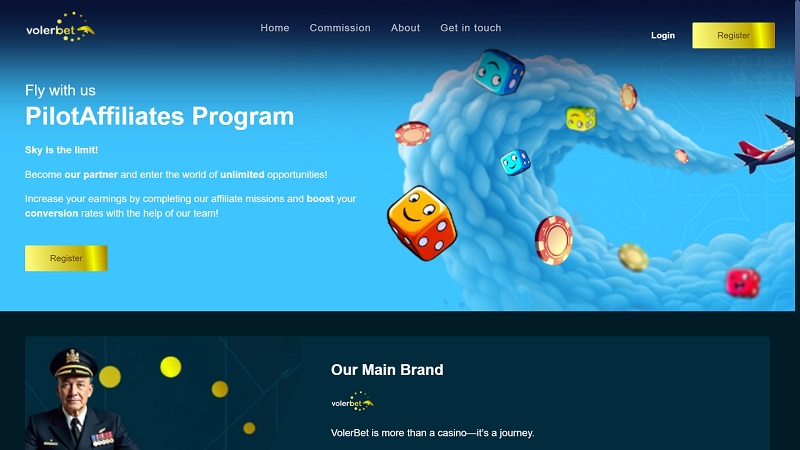 Pilot Affiliates website & screenshot