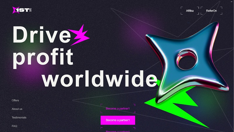 1st Partners website & screenshot