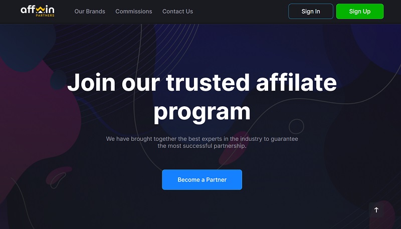 affwin Partners website & screenshot