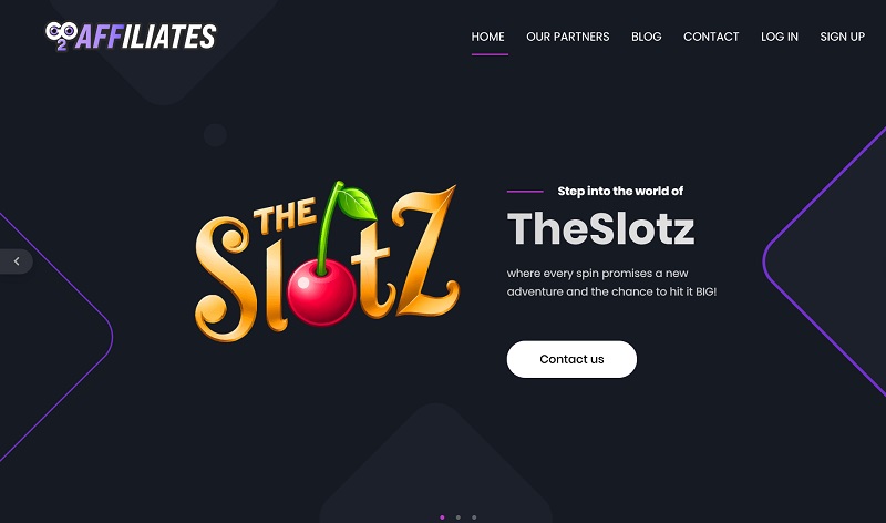 Go2 Affiliates website & screenshot