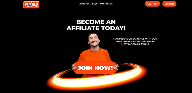 World Sports Betting website & screenshot