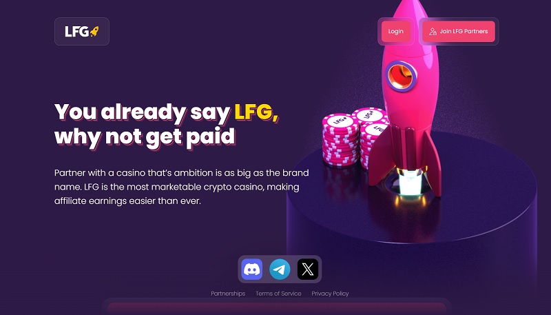 LFG Partners website & screenshot