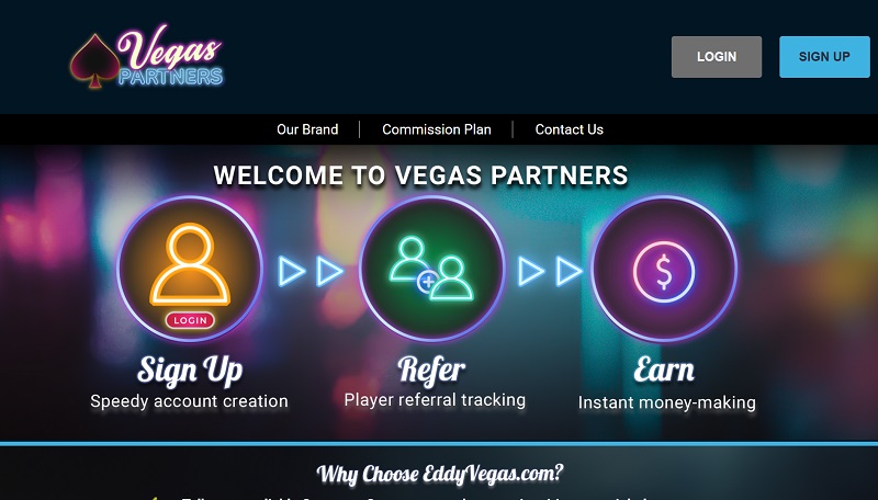 Vegas Partners website & screenshot