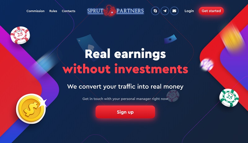 Sprut Partners website & screenshot