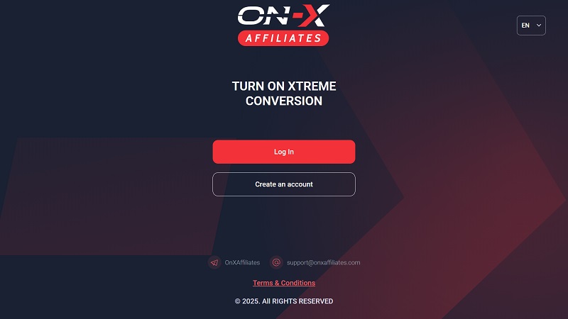 OnXAffiliates website & screenshot