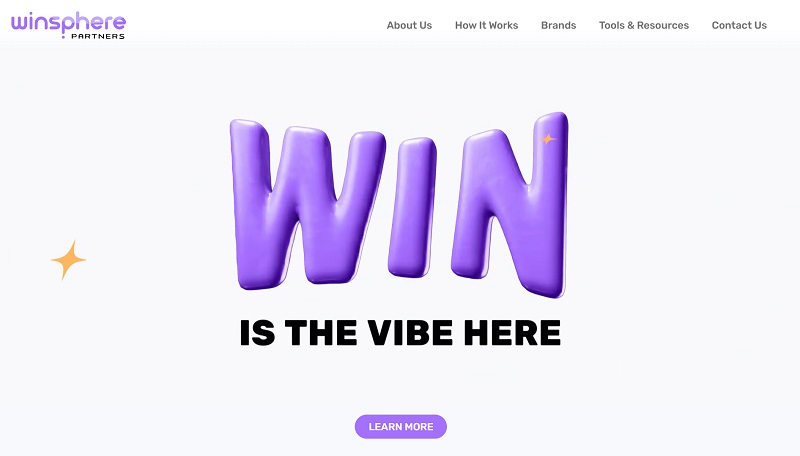 WinSphere Partners website & screenshot