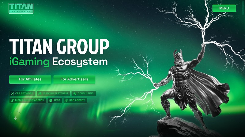 Titan Partners website & screenshot