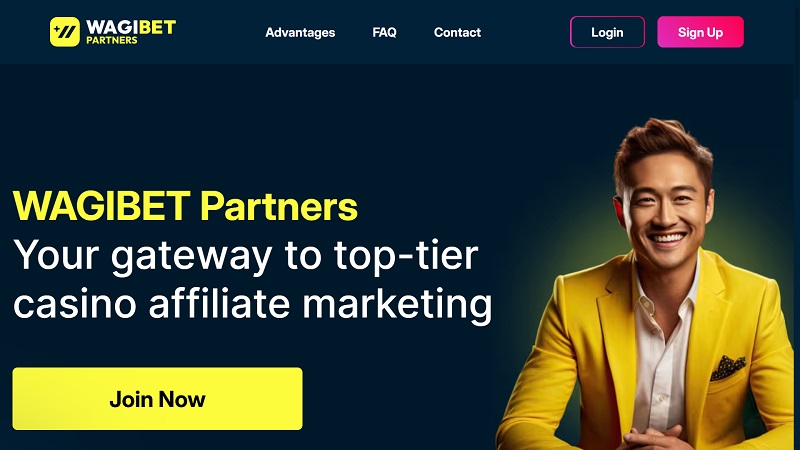 Wagibet Partners website & screenshot
