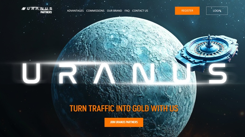 Uranus Partners website & screenshot