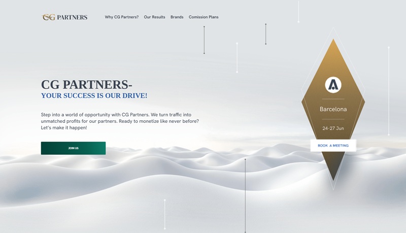 CG Partners website & screenshot