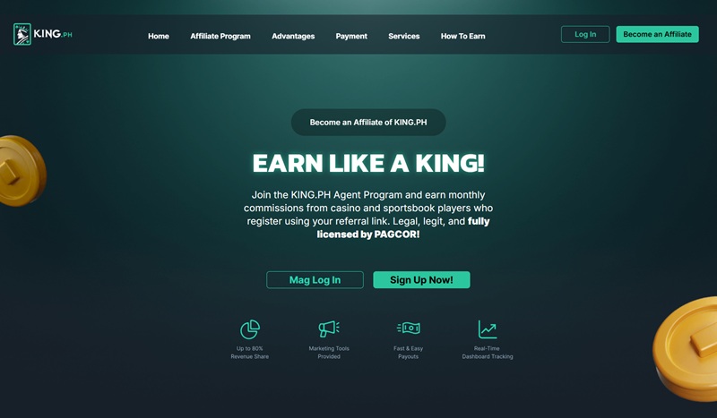 King.PH Partners website & screenshot