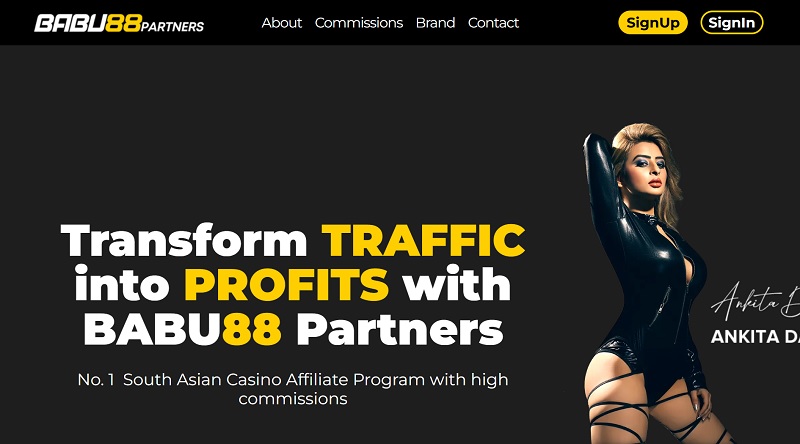 Babu88 Partners website & screenshot