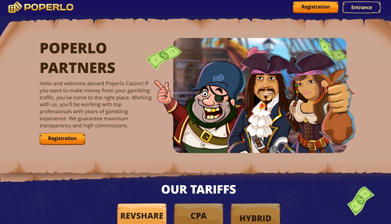 Poperlo Partners website & screenshot