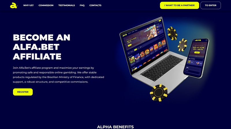 Alfa Partners website & screenshot
