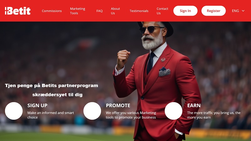 Betit Affiliates website & screenshot