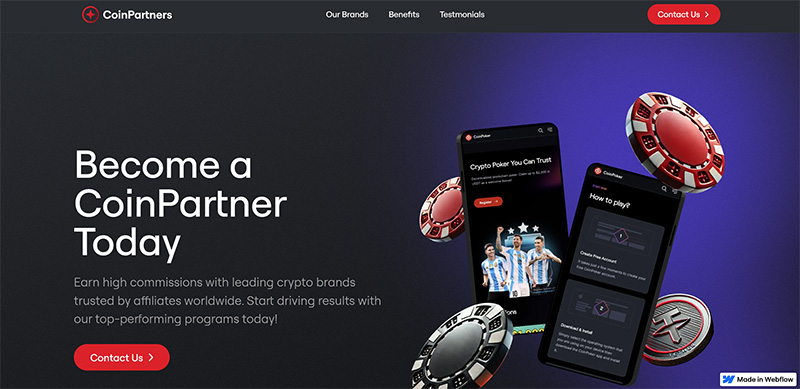 Memebet Partners website & screenshot