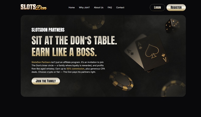 Slotsdon Partners website & screenshot