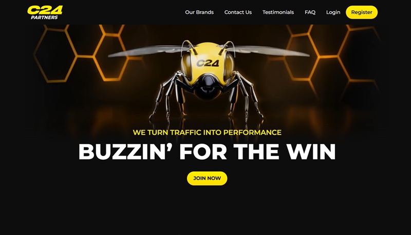 C24 Partners website & screenshot