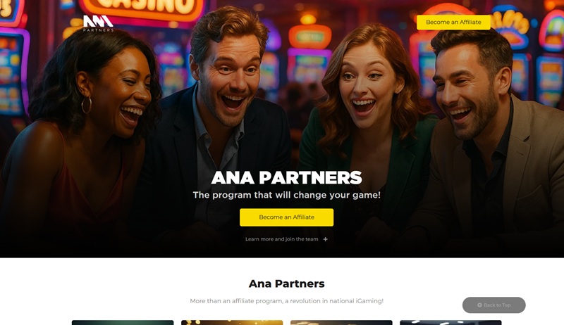 Ana Partners website & screenshot